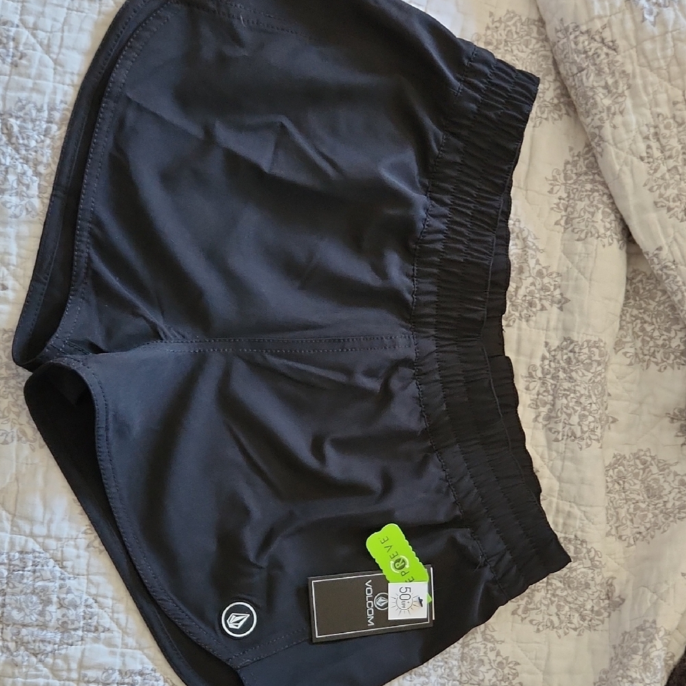 Volcom Women's Black Athletic Shorts